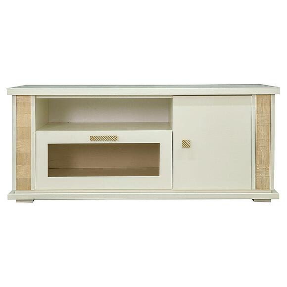 Тумба ТВ «Тунис» П6.343.0.18 (П343.18Ш), Цвет: Слоновая кость с золочением