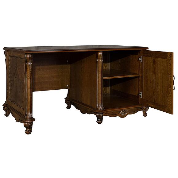 Стол письменный «Алези» П1.350.2.06 (П395.06), Основной материал: массив дуба, Цвет: Античная бронза