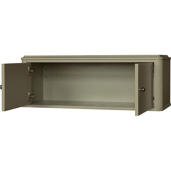 Шкаф навесной 2д «Тиффани 2426» БМ680, Цвет: Олива