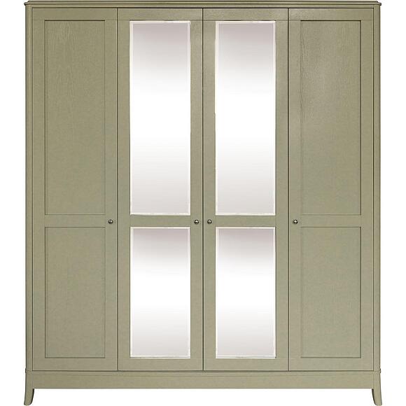 Шкаф для одежды 4д «Тиффани» БМ2.681.1.27-01(2554-01), Основной материал: массив дуба, Цвет: Олива