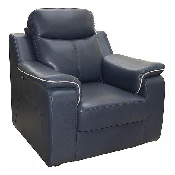 Кресло «Люксор» (12), Основной материал: натуральная кожа, Группа ткани: 150 группа