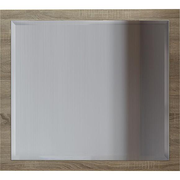 Зеркало настенное «Амаранти» П571.06, Цвет: Дуб тобакко синхро + Шагрень графит (Zerkalo-navesnoe-P571-06.jpg) Зеркало настенное «Амаранти» П571.06, Цвет: Дуб тобакко синхро + Шагрень графит