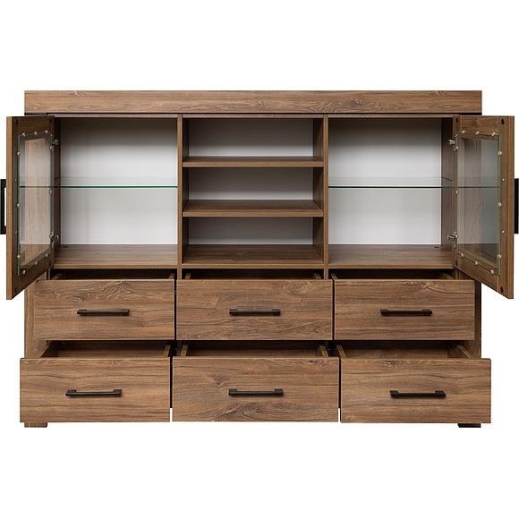 Шкаф «Гранде» П6.606.0.07 (П606.07), Основной материал: ЛДСП, Цвет: Дуб Стирлинг