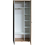 Шкаф для одежды «Сигно» П640.03, Основной материал: ЛДСП, Цвет: Белый матовый+Дуб Онтарио