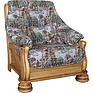 Кресло 1-о местное (сосна), Основной материал: ткань, Цвет: Искусственное старение, Группа ткани: 2 группа