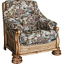 Кресло 1-о местное (сосна), Основной материал: ткань, Цвет: Искусственное старение, Группа ткани: 2 группа
