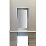 Стол туалетный «Аврора» П6.940.1.02, Основной материал: ЛДСП, Цвет: Капучино + Ледяное дерево