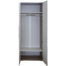 Шкаф для одежды 2д «Юнона» П3.582.1.56(П582.02) (белый + дуб версаль), Основной материал: ЛДСП, Цвет: Белый+Дуб версаль