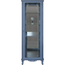 Шкаф с витриной «Флорентина» БМ2.851.0.05(2680), Основной материал: МДФ, облицованная шпоном дуба, Цвет: голубой агат