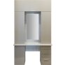Стол туалетный «Аврора» П6.940.1.02, Основной материал: ЛДСП, Цвет: Капучино + Ледяное дерево