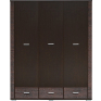Шкаф для одежды «Гресс» П501.12 (Дуб Сонома тёмный), Основной материал: ЛДСП, Цвет: Дуб Сонома тёмный