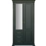 Шкаф комбинированный для прихожей «Верди» П3.487.3.12 (П433.12Z), Основной материал: массив дуба, Цвет: Грин