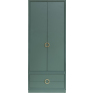 Шкаф для одежды 2д «Флора» П6.980.1.01, Основной материал: ЛДСП, Цвет: Зелёный самшит