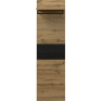 Вешалка настенная для прихожей «Блэквуд Лофт» П3.0556.3.32, Основной материал: ЛДСП, Цвет: Дуб Вотан + чёрный
