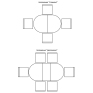 Стол «Верди» П3.394.4.10(313.01), Основной материал: массив дуба, Цвет: Дуб рустикаль с патинированием