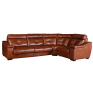Угловой диван «Барселона» (3mL/R901R/L), Основной материал: натуральная кожа, Группа ткани: 150 группа
