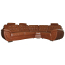 Угловой диван «Редфорд» (3mL/R901R/L), Основной материал: натуральная кожа, Группа ткани: 120 группа