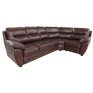 Угловой диван «Плаза» (3mL/R901R/L), Основной материал: натуральная кожа, Группа ткани: 120 группа