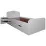 Кровать одинарная «Соната» П439.35Д15, Основной материал: ЛДСП, Цвет: Принт «Прованс», Спальное место: 2000x900 мм, Размер: 2042×950×805