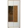 Шкаф с витриной «Гелиос» П550.01, Основной материал: ЛДСП+МДФ, Цвет: Дуб Вотан + белый